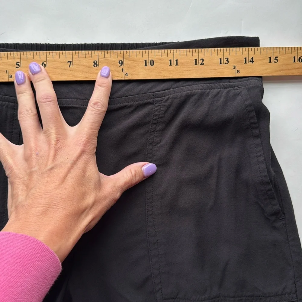 Wildfox Relaxed Fit Pull-On Lounge‎ Shorts Lightweight Black Women’s SmPockets